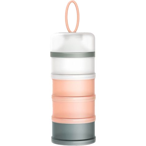 Distributeur De Poudre De Lait - Récipient De Stockage Portable Avec Compartiments Séparés - Pour Préparation Biberon En Déplacement - 5 Compartiments (1/5)