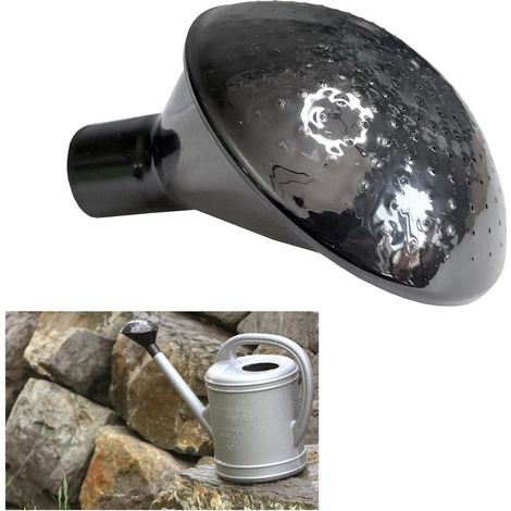 Ersatz-Sprühdüse für Gießkannen, 5, 8, 10 und 14 Liter, schwarzer Kunststoff, für Garten- und Blumenbeetgießkannen (1/5)