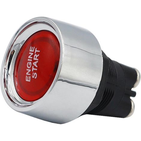 Kit de démarrage moteur universel à LED avec bouton-poussoir et interrupteur d'allumage 12 V/24 V (1/4)