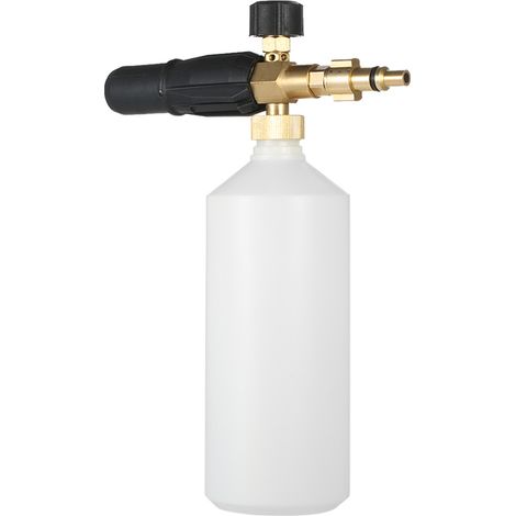 SJLERST Bouteille de savon en mousse de neige de 1 litre, pulvérisateur de mousse professionnel pour le nettoyage des voitures et des motos (1/5)