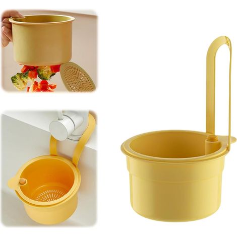 1 Passoire Cuisine Triangle, Filtre Évier Rotatif, Plastique Amovible, Pour Lavage Et Déchets Alimentaires