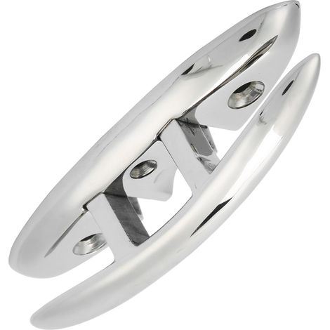 Taquet d'amarrage pliable en acier inox 316 pour bateau, yacht et navire (13 cm) (1/5)