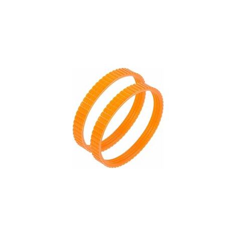 Lot de 2 courroies d'entraînement de rabot électrique Orange 1900B de 9,6 mm (1/4)