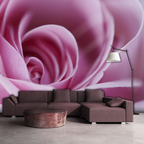 Papier Peint "Fleur Rose Rose III" 193 x 250 cm (1/2)