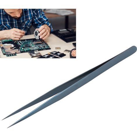Outils de réparation électronique, outils électriques, pinces à épiler, bleu (1/5)