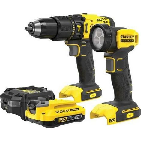 Stanley FatMax 18V Schlagbohrmaschine Schrauber Schwarz Gelb