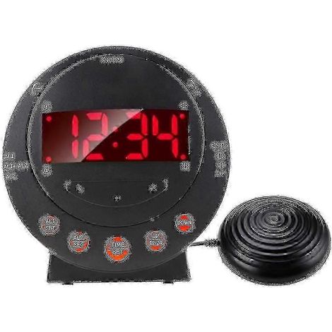 Un puissant réveil à vibration (25-26) adapté aux dormeurs profonds dans la chambre. (1/5)