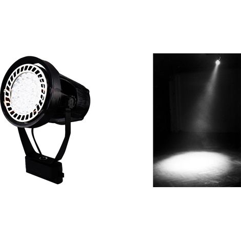 Porta faretto lampada led par30 luce fredda 45w faretto binario elettrificato (1/3)