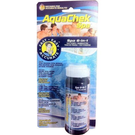 50 Tiras reactivas AQUACHECK Spa 6 en 1 - 552244 (1/3)