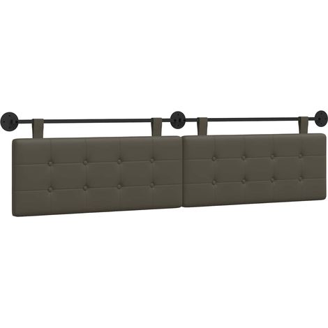 Maison Exclusive - Tête de lit suspendue Gris Simili cuir
