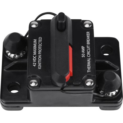 DC12V-42V Autoradio-Audio-Inline-Schutzschalter mit manueller Rückstellung (50A) (1/5)