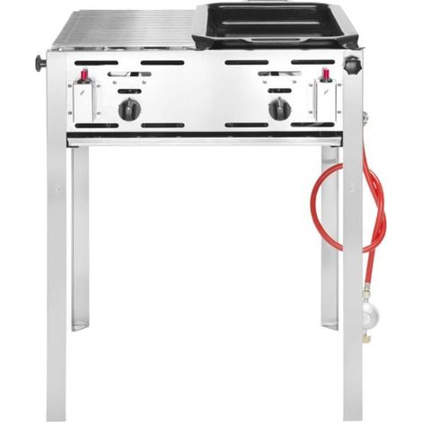 Barbecue à gaz avec grille compartimentée, Master Maxi 50/50 11 kW