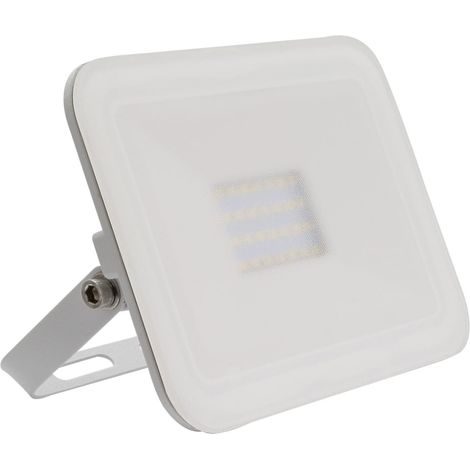 Proiettore LED Slim 20W 120lm/W IP65 Vetro Bianco 3000K Bianco Caldo (1/5)