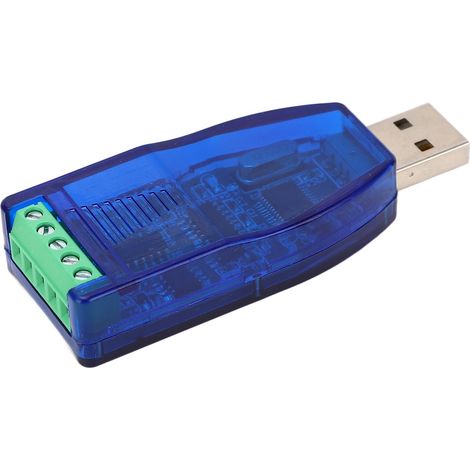 Adaptateur de port série, câble convertisseur bidirectionnel semi-duplex, accessoires industriels USB vers RS232 (1/5)