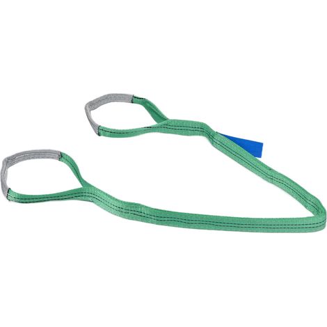 Élingue de levage plate 2T en polyester haute résistance, sangles de levage pour grue, accessoires de gréement, 3 mètres (1/5)