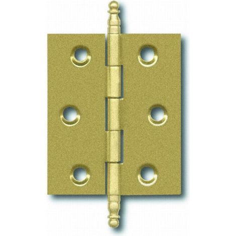 FPLUS bisagra ltda.remate 50x40 24ud , Bisagra hierro latonado estampada con remate 50x40x0.9
Cantos cuadrados.