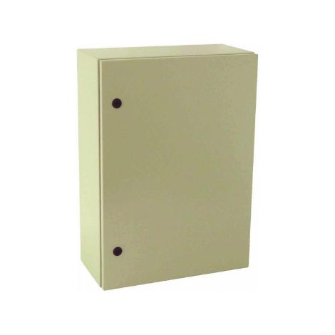 Coffret industriel métallique 250x200x150mm acier zingué porte pleine gris IK10 étanche IP55 GISSEY