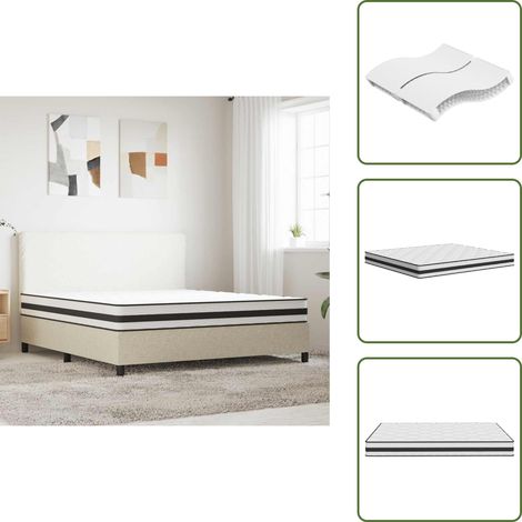 Materasso morbido - vidaXL Materasso a Molle Bonnel Medio 180x200 cm - Materasso per sonno