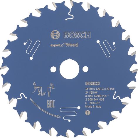 Lame de scie circulaire Bosch Expert Wood 2608644008 140x1,3x20 24Z (1/6)