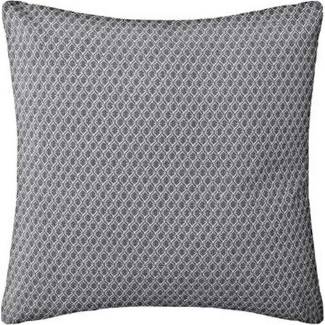 Coussin Déco Déhoussable "Otto" 38x38cm Gris (1/3)
