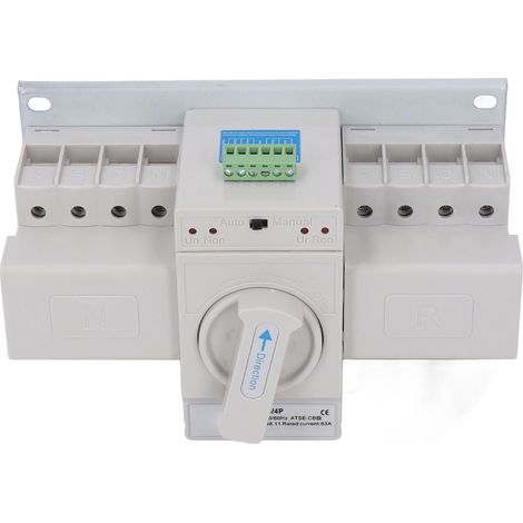 Commutateur de transfert automatique double alimentation 4P Mini ATS de qualité CB pour petits groupes électrogènes 50 Hz/60 Hz 400 V (1/5)