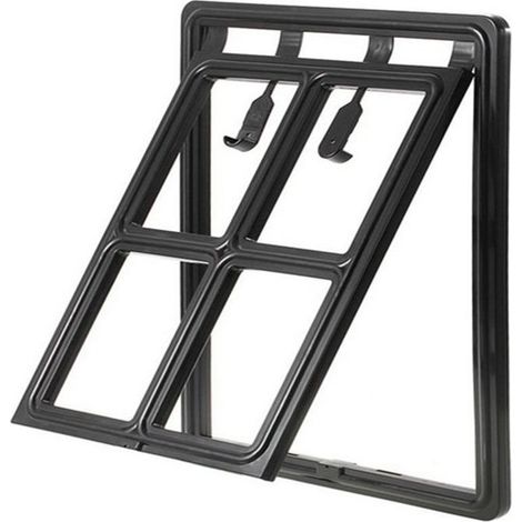 Chatière pour chiens et chats – Porte moustiquaire 35 cm x 45 cm – Installation facile – Convient à toutes les portes et fenêtres (1/5)