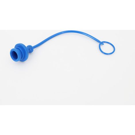 Lot de 5 bouchons / capuchons anti-poussière bleu pour coupleur 1/2" (1/3)
