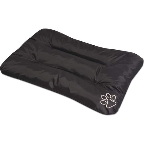 vidaXL Matelas pour chiens Taille L Noir (1/3)