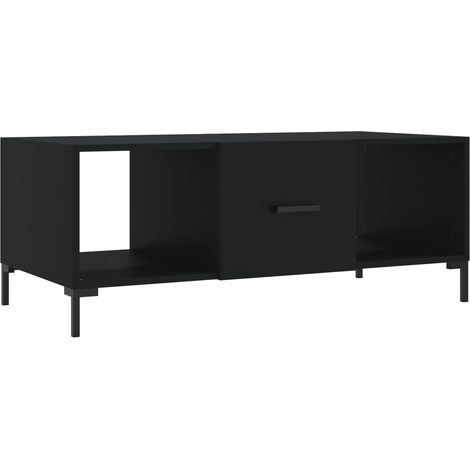 Maison Exclusive - Couchtisch Schwarz 102x50x40 cm Holzwerkstoff