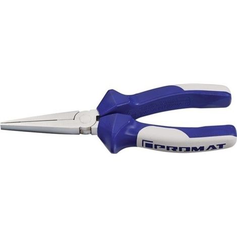 Alicate b/plana recta larga 160mm cromado m/bim promat