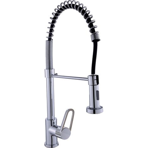 Robinet Mitigeur de cuisine (évier) chromé (1/2)