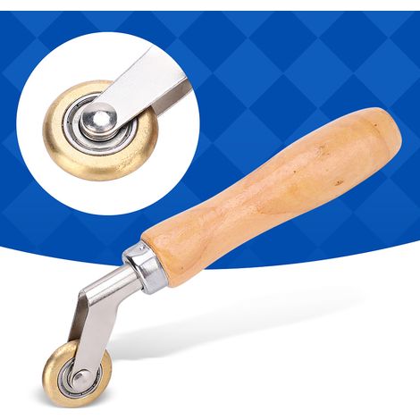 Rouleau à Main pour Soudure Étanche Membrane Matériau Coin Joint Roue Presse Laiton (1/5)