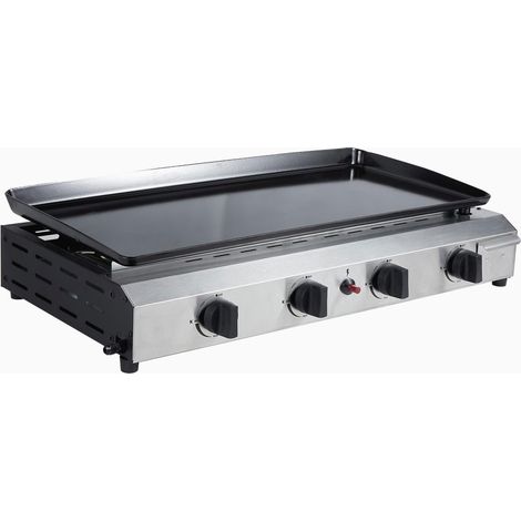 Plancha à gaz  4 brûleurs WERKA PRO