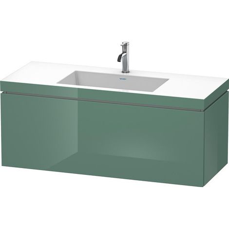 Meuble sous-vasque L-CUBE WT Vero Air 500x1200x480mm 1 trou de robinetterie jade