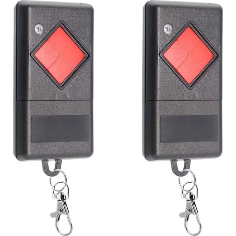 Set mit 2 Ersatzfernbedienungen für Dickert-Garagentore, 40,685 MHz, 4 Kanäle, kompatibel mit Dickert MAHS40-01, MAHS40-04 (1/5)