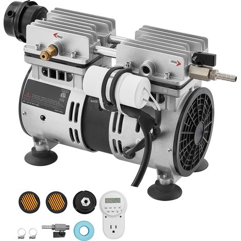 Mophorn Teichbelüfter-Luftkompressor 590 W, Nenndrehzahl 1400 U/min, Belüftungspumpe für Seen, max. Druck 0,3 MPa, Betriebstemperatur -5 °C bis 40 °C, geeignet für Teiche und Wassergärten