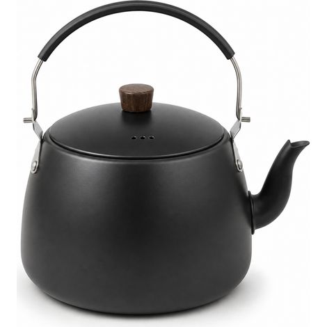 Bouilloire de camping en aluminium anodisé 300 ml noire