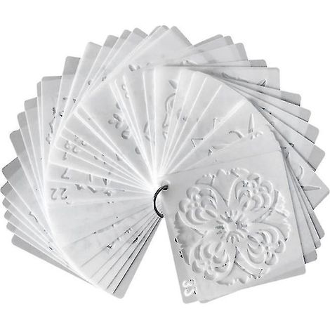 36-teiliges Blumenschablonen-Set