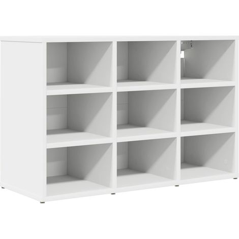 Maison Exclusive - Mobile per scarpe Bianco 77,5 x 30 x 51 cm Legno multistrato