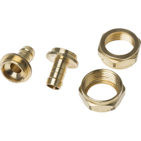 Raccord de tuyau souple RS PRO Droit, BSP 1" mâle Laiton ( Prix pour Boîte de 5 )