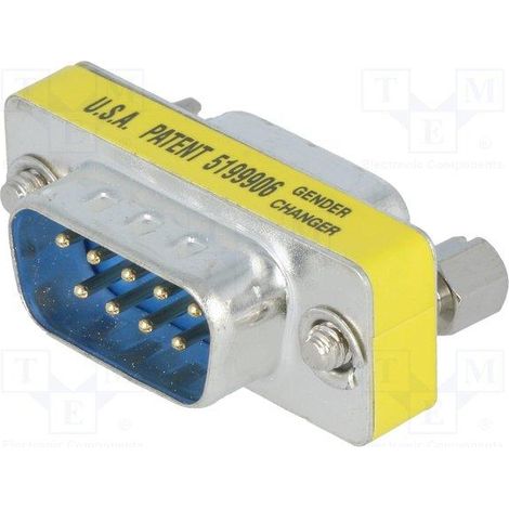 Adaptador D-Sub9 Macho-Hembra AK-610502-000-I