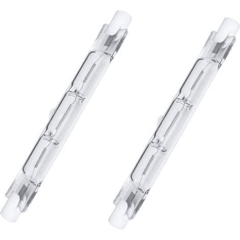 Lampes Halogènes 2 Pièces Dimmable R7S Blanc Chaud 2700K (78mm, 120W 2250lm) [Classe énergétique G] (1/5)