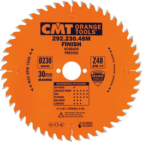 292.230.48M LAME DE COUPE DE PRÉCISION HW 230X2.8/1.8X30 Z48 ATB