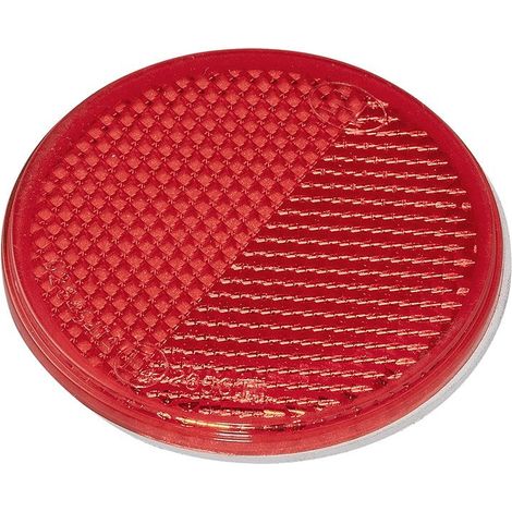Réflecteur rouge autocollant 60 mm