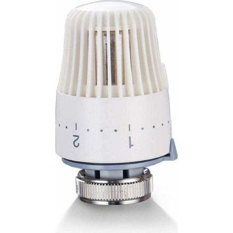 YMYNY Tête de radiateur thermostatique, Tête de thermostat de radiateur TRV M30 x 1,5 Tête de rechange pour vanne de radiateur Tête de vanne de radiateur thermostatique pour bureau à domicile 1PCS