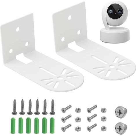 Supports muraux compatibles avec les caméras de sécurité intérieures Eufy Security E220 et Blink Mini Pan Tilt, support mural pour haut-parleur, support pour caméra extérieure, accessoires de surveill