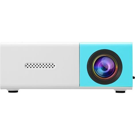 Mini projecteur YG300, projecteur de films portable Full HD 1080p à faible bruit pour home cinéma, projecteur vidéo compatible avec ordinateur portable/DVD/téléphone/HDMI/clé USB/jeux/PC/audio, intéri (1/5)