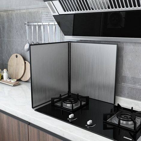 Foldable Kitchen Splatter Guard, Stovetop Splatter Guard, Stovetop Splatter Guard (4040cm) (1/5)