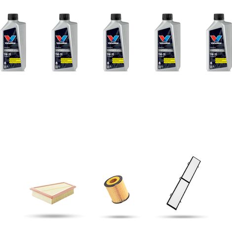 Kit tagliando 3 FILTRI e 5L OLIO compatibile con Bmw x1 (E84) 20ix 135kw dal 2011 (1/5)