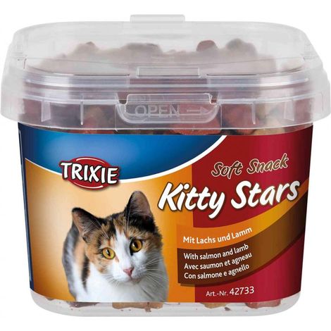Friandises pour chats Kitty Stars Trixie à l'agneau et au poisson 140 g (1/2)
